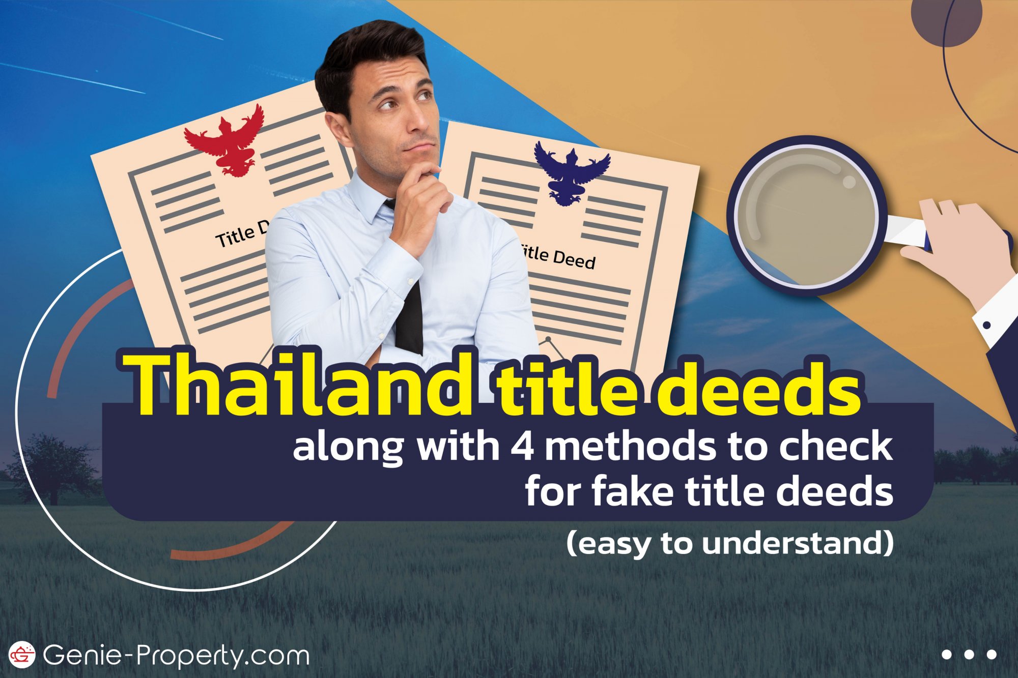 image for Thailand Land title deeds along with 4 methods to check for fake title deeds (easy to understand)