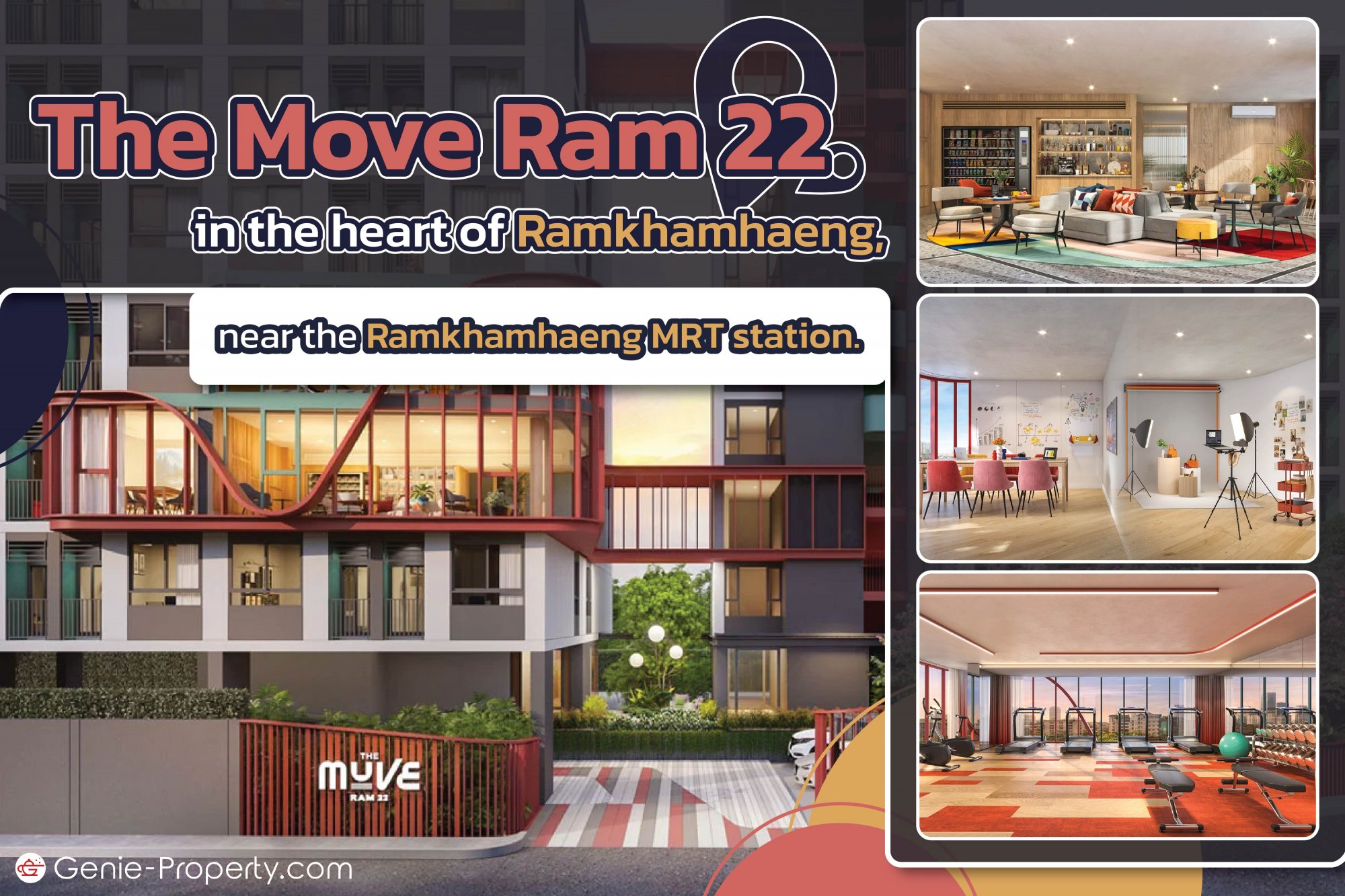 image for The Muve Ram 22 is located in the heart of Ramkhamhaeng, near the Ramkhamhaeng MRT station.