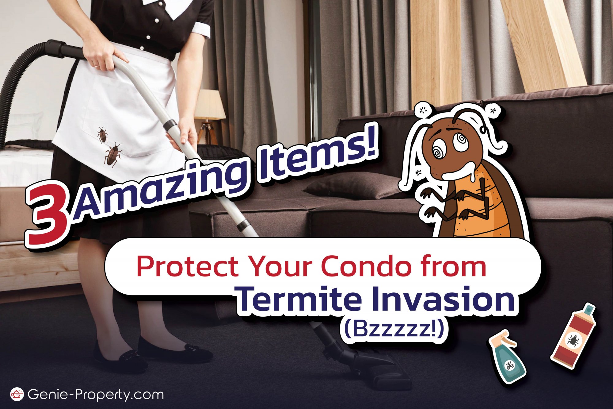 image for 3 Amazing Items! Protect Your Condo from Termite Invasion (Bzzzzz!)