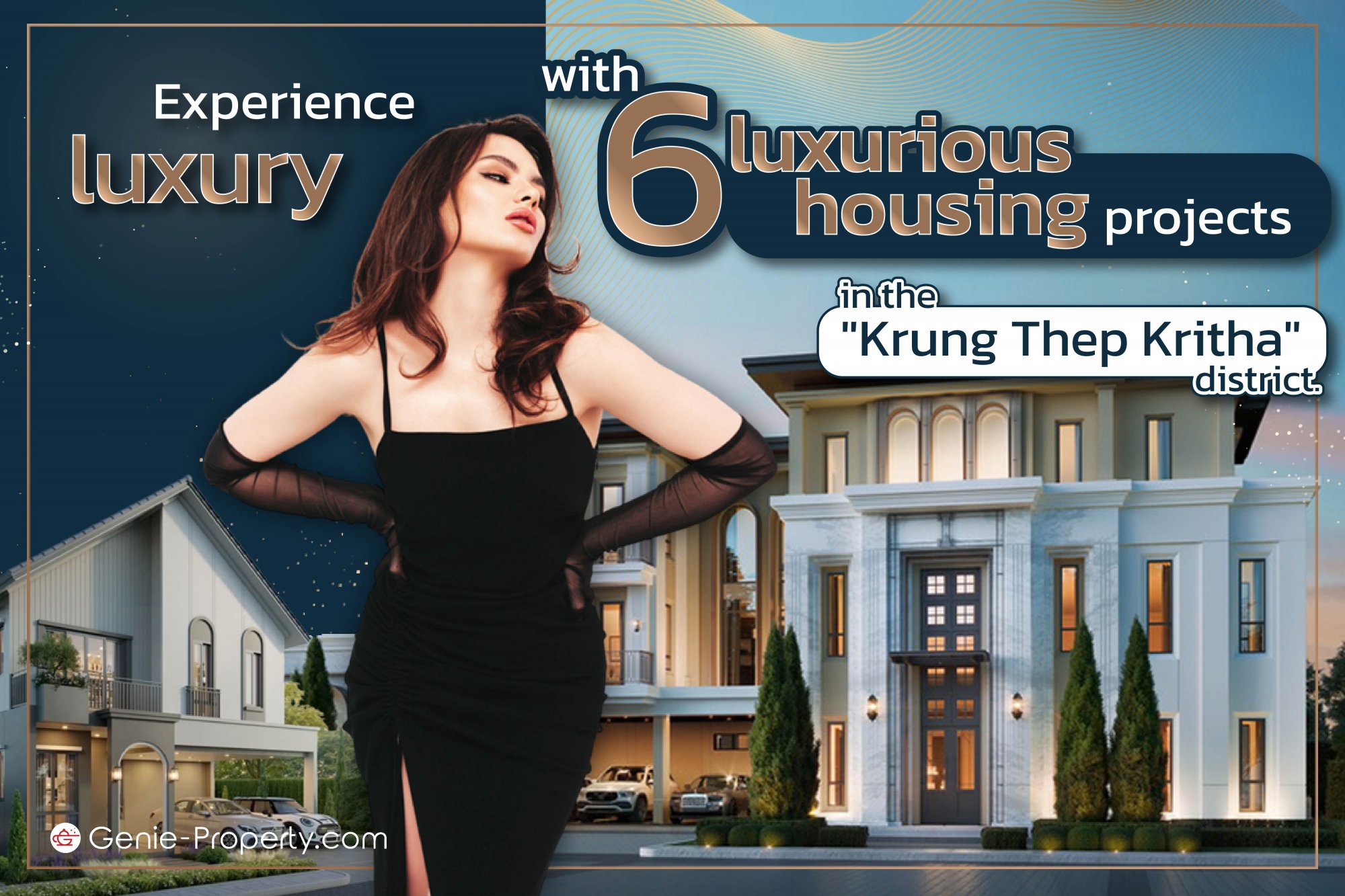 image for Experience luxury with 6 luxurious housing projects in the "Krung Thep Kritha" district.